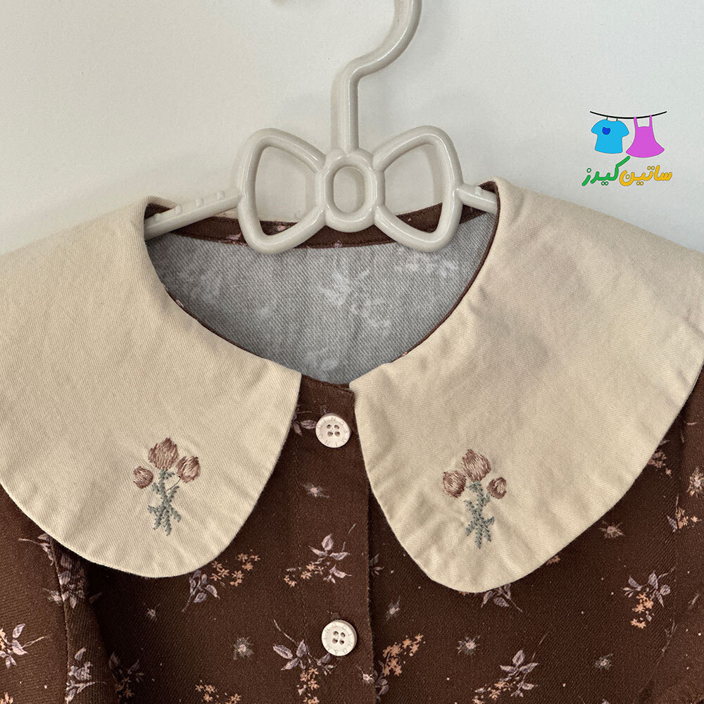 شومیز دخترانه گلدار آستین پفی- بلوز دخترانه- شومیز رنگ سال- شومیز خاص- شومیز گلدوزی- شومیز کیوت دخترانه- زیباترین استایل