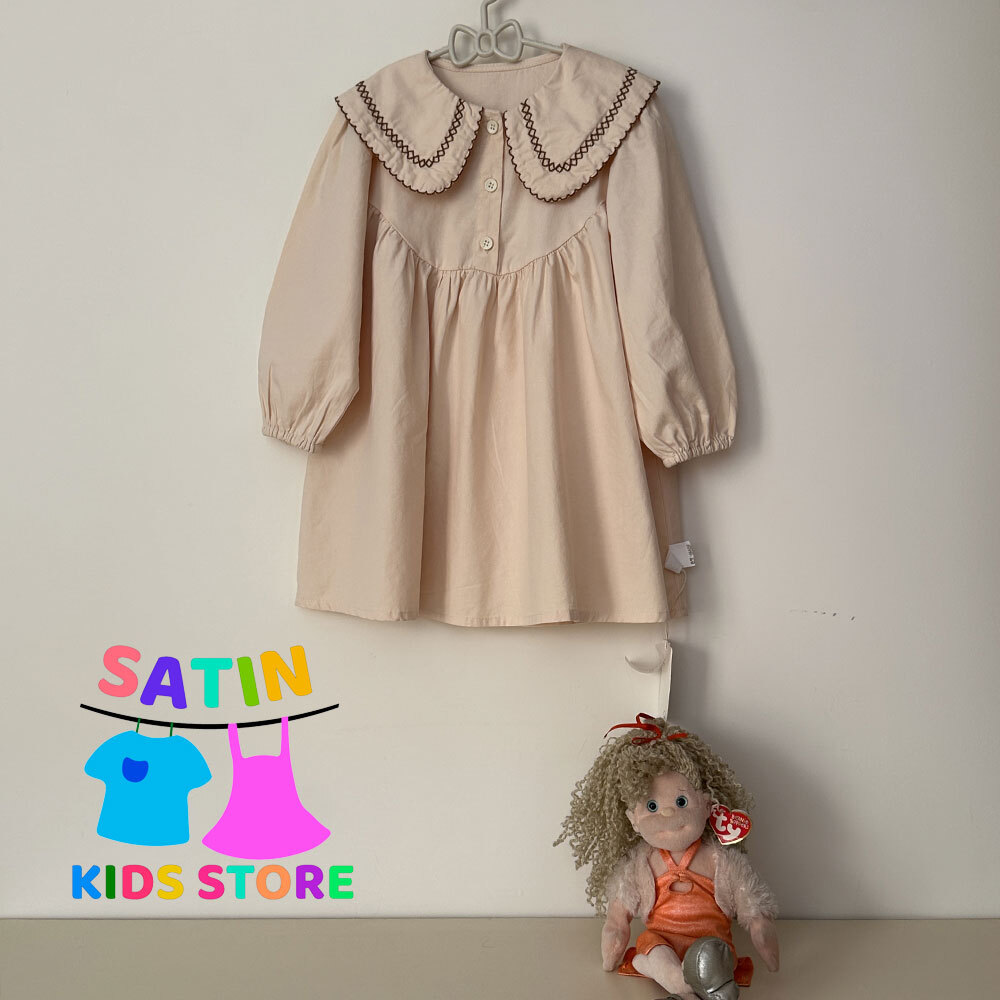 پیراهن چین دار دخترانه- رنگ سال- پیراهن کیوت دخترانه- استایل شیک دخترانه- نود- لباس کیوت دخترانه- لباس عید- لباس مهمانی