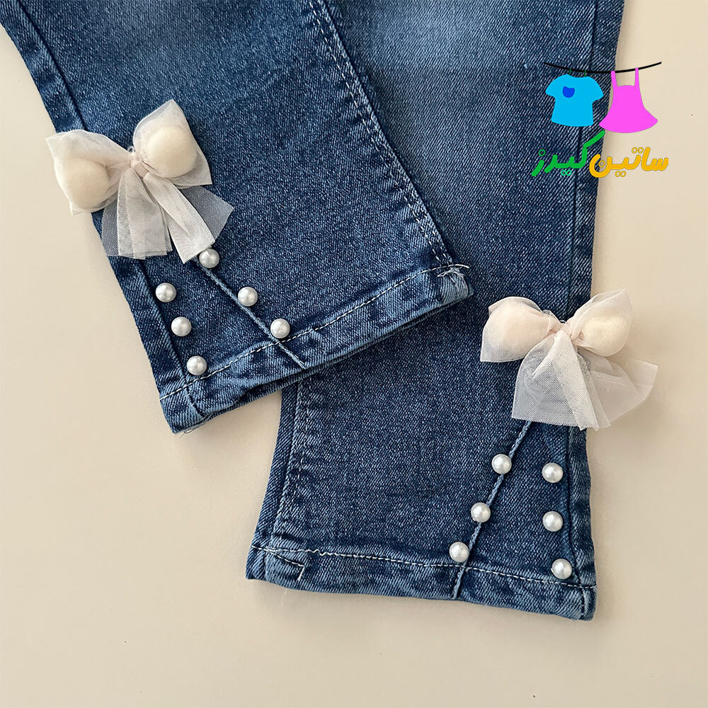 ست شومیز شلوار دخترانه- رنگ سال- استایل خاص دخترانه- لباس شیک دخترانه- لباس عید- لباس کیوت دخترانه- شومیز و شلوار جین