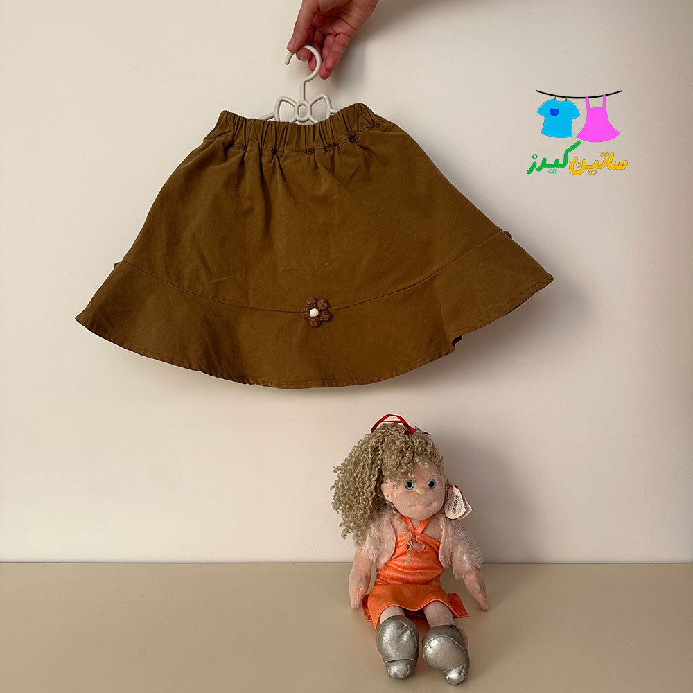  دامن کوتاه کتان- دامن کوتاه دخترانه- دامن کیوت دخترانه- دامن رنگ سال- دامن نود- دامن چین دار- دامن زیبا- استایل خاص دختر 