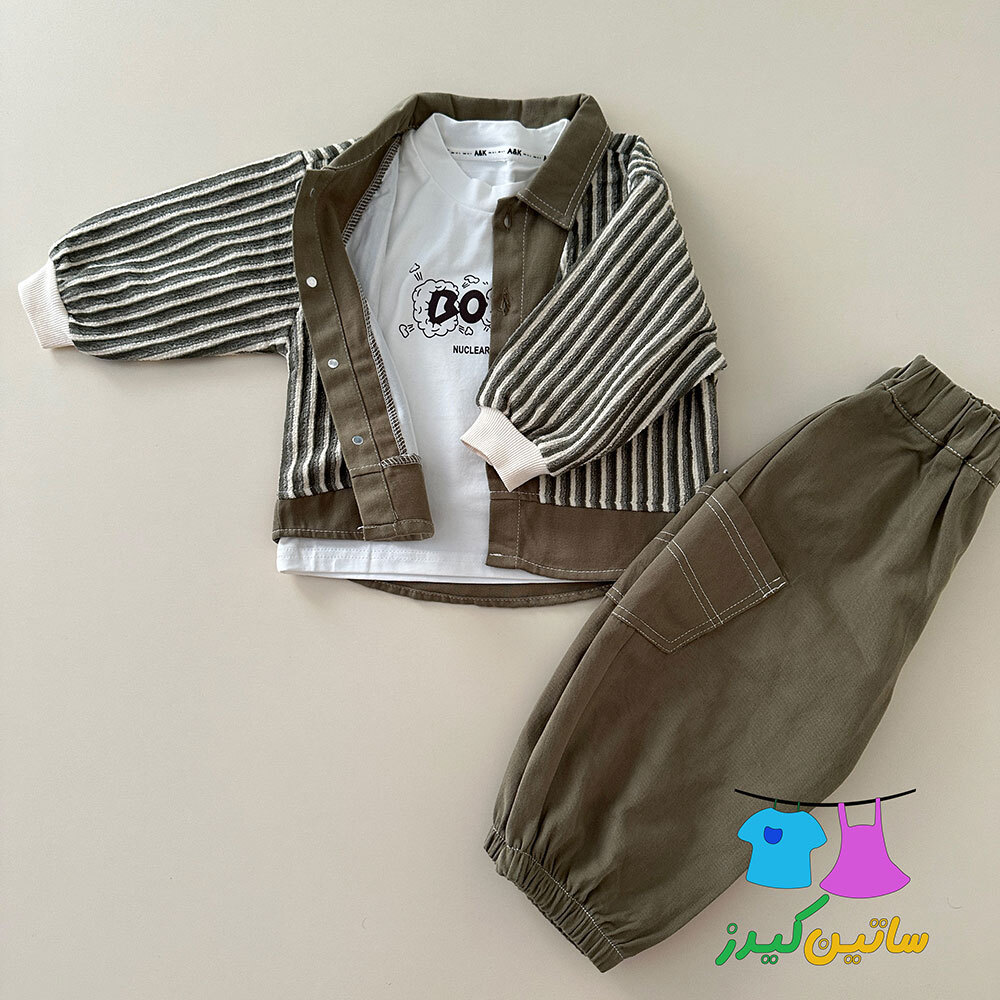 ست پسرانه- کت و شلوار پسرانه- ست سه تکه پسرانه- لباس عید پسرانه- استایل خاص پسرانه- کت و شلوار کژوال پسرانه- شیک ترین