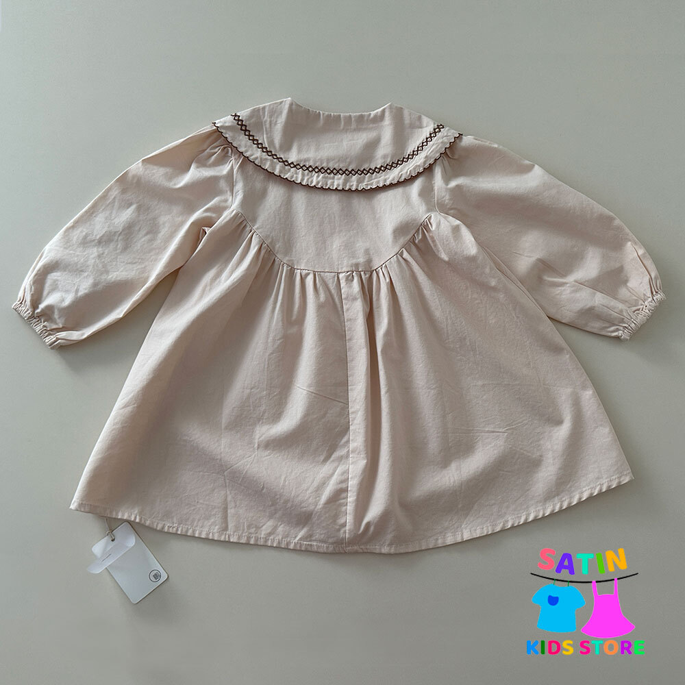 پیراهن چین دار دخترانه- رنگ سال- پیراهن کیوت دخترانه- استایل شیک دخترانه- نود- لباس کیوت دخترانه- لباس عید- لباس مهمانی