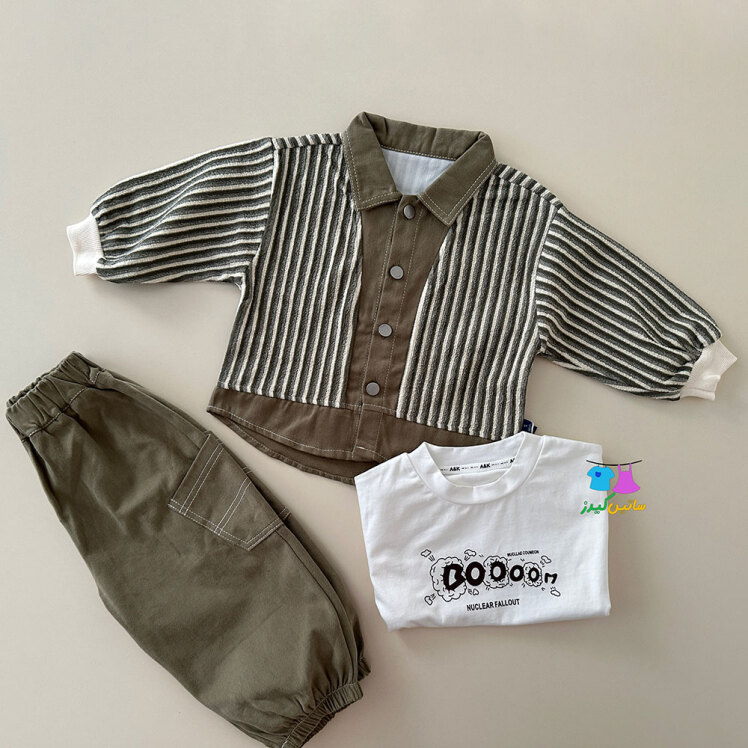 ست پسرانه- کت و شلوار پسرانه- ست سه تکه پسرانه- لباس عید پسرانه- استایل خاص پسرانه- کت و شلوار کژوال پسرانه- شیک ترین 