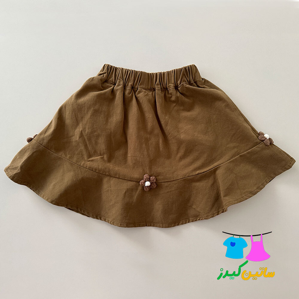  دامن کوتاه کتان- دامن کوتاه دخترانه- دامن کیوت دخترانه- دامن رنگ سال- دامن نود- دامن چین دار- دامن زیبا- استایل خاص دختر 