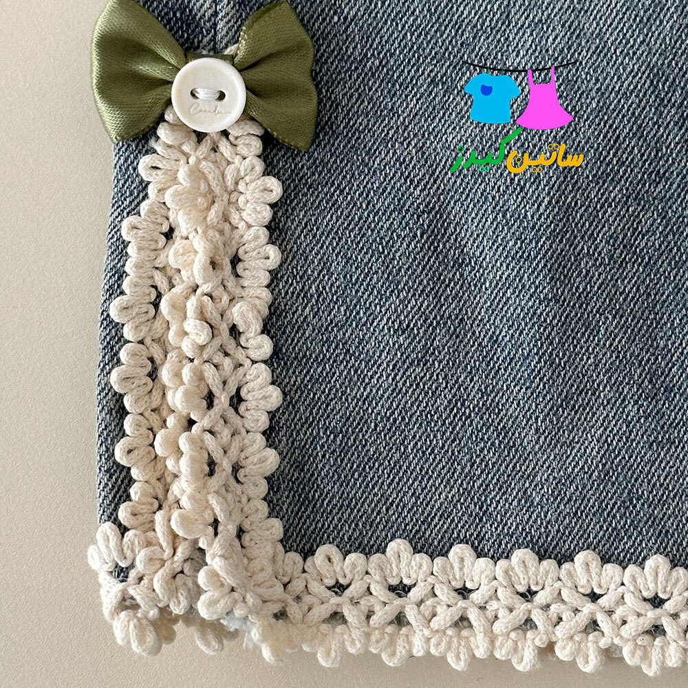  ست شومیز و ژیله و جین دخترانه- ست وینتیج دخترانه- استایل خاص دخترانه- لباس عید- رنگ سال- شیکترین لباس دخترانه- شومیز جین 