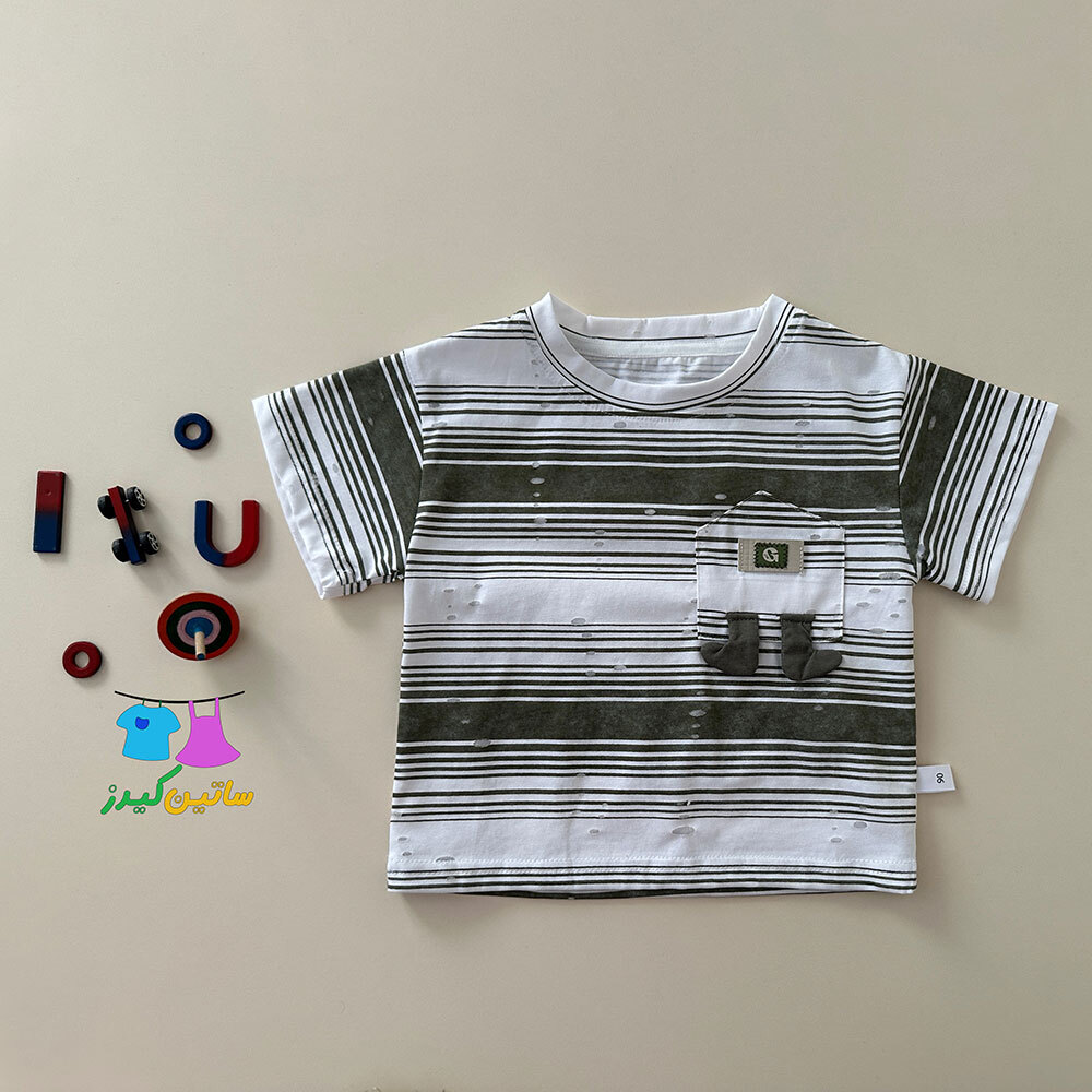 تیشرت پسرانه - تیشرت عروسک دار- تیشرت خاص- استایل کژوال- استایل خاص پسرانه- تیشرت متفاوت پنبه ای- تیشرت جنس خوب بچگانه-