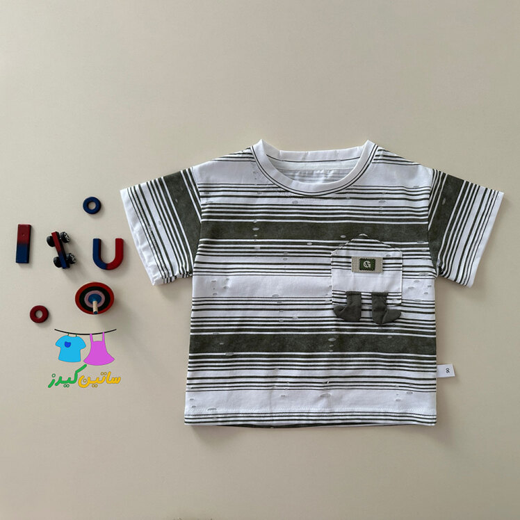 تیشرت پسرانه - تیشرت عروسک دار- تیشرت خاص- استایل کژوال- استایل خاص پسرانه- تیشرت متفاوت پنبه ای- تیشرت جنس خوب بچگانه- 