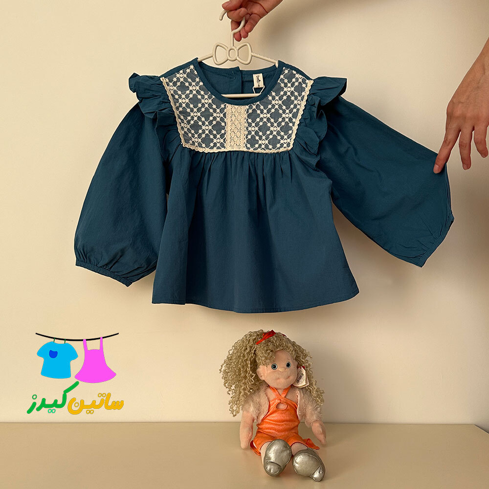 پیراهن چین دار مجلسی دخترانه- پیراهن شیک دخترانه- استایل خاص دخترانه- پیراهن کیوت دخترانه- پیراهن توردار دخترانه- رنگخاص